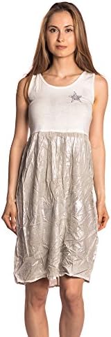 Abbino 1549 Glitter Dress for Woman - Made in Italy - 4 Colours - Transition Autumn Winter Promotion Woman Warm Modern Casual Sweet Fashion Flexible Sale Young Stylish Delicate - Olive Green
