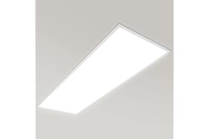 ‎OUBO OUBO Deckenleuchte led Panel 120x30 48W 4000K LED Panel Deckenleuchte inkl. Federclips Neutralweiß 5500lm Weißrahmen für Restaurants, Büros, Geschäfte inkl. Trafo LED Deckenleuchte