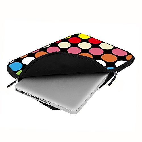 PEDEA Design Schutzhülle Notebook Tasche bis 13,3 Zoll (33,7cm), Color Points - 2