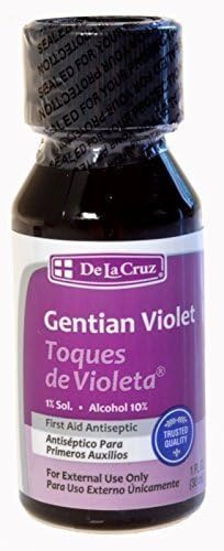 AWESOME ANTIBACTERIAL ANTIFUNGAL ANTISEPTIC GENTIAN VIOLET SKIN CUTS PEOPLE PETS