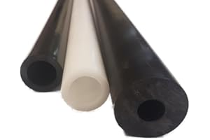 PSB STAHL AUF MASS POM Hohlstab Kunststoff Rundrohr 20x10mm L= 500-1500mm schwarz (1000mm)