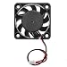 Produktbild Hunpta 12V 2 Pin 40mm Computer Kühler kleine Kühlung Lüfter PC schwarz F Kühlkörper (Schwarz)