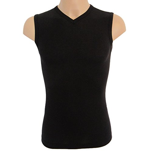 2 x 63050 Herren Athletic Vest by exclusiv HERMKO Funktionsunterhemd Muskelshirt mit V-Neck - 4