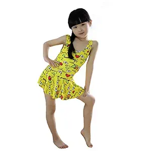 Infant Girl's Poly Cotton 1 Piece Swimsuit by AVS Retail