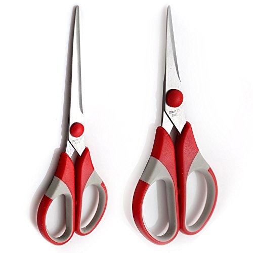 mysonder Schere 4 Set – Edelstahl Kinder Schere Klassenset mit – Scheren für Büro, Schule, Küche, Nähen, Kunst und Craft Aktivitäten – Features Langlebige Design, Komfort Grip und Razor scharfe Klingen - 3