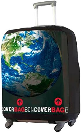 Luggage Cover Suitcase Protector Earth Various Size (Large - Suitcases Between 60-67 cm)
