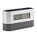 Produktbild Wafalano Stifthalter Wecker, multifunktionale Home Office Digital Snooze Wecker Stifthalter Kalender Temperaturanzeige Schwarz Blau Gute Qualität Freies Schiff