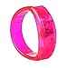 Produktbild Armband, TIFIY Party Konzert Gathering Voice Control Glänzendes LED Licht Armband Armband Wristband Bracelet Bangle Sound Aktiviert Glows Blinkt, einschließlich Batterien (Rosa)