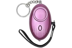 Ewayz Personal Alarm, Personal Security Alarm Keychain With LED Flashlight 140DB Loud Police Approved Self Defense Security Alarm Rape Safety Alarm For Women Girls and Elders (PURPLE), AR-123