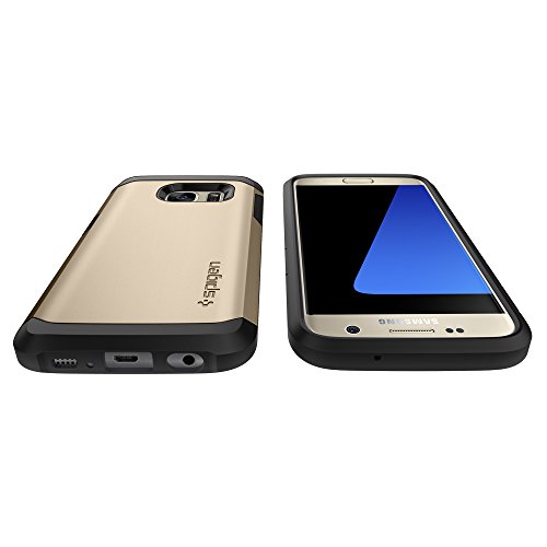 Spigen Tough Armor - Funda para Samsung Galaxy S7 color dorado reviews Spigen Tough Armor - Funda para Samsung Galaxy S7 color dorado