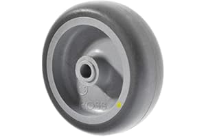 ROSS CASTORS 75mm Anti Static Rubber Wheel with Plastic Centre 75kg Load