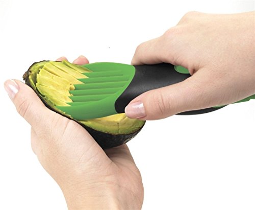 VWH 3-in-1-Avocadoschneider – Grün - 2