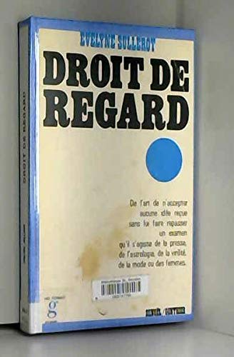 Droit de regard Droit de regard