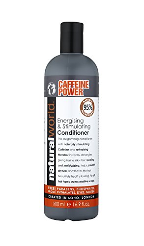 Natural World Caffeine Power Energising and Stimulating Hair Conditioner 500 ml