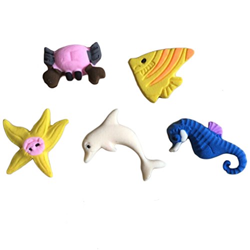 LYNCH Meerestiere Series 3D-Silikon-Form-Kochgeschirr Antihaft-Fondant-Seifen-Form,Rosa - 5