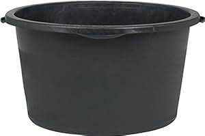 Mörtelkübel 90 L 700x360 mm rund schwarz Amazon.de Garten