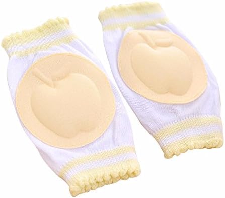 Baby's Nest 2720 – Socks [Yellow] for Crawl Knee Pads – Prime gattonate – Protection in Soft Sponge Bands – SEALING – Washable – Great Protection and Grip