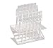 FOONEE 32 Pcs Clear UV Gel Acrylic Nail Art Tips Samples Pop Stick with Display Stand