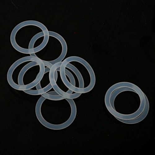 WINOMO 10 Stück Baby Silikonring Adapter für Schnullerketten - 6