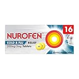Nurofen Cold and Flu Tablets Ibuprofen Phenylephrine, 200 mg/5 mg, Pack of 16