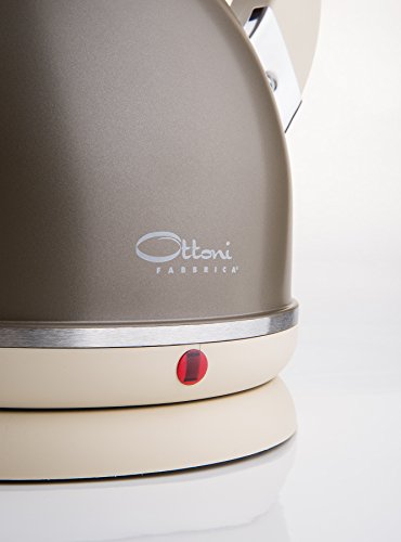 Ottoni Fabbrica Neuer Italienischer Top Wasserkocher aus Edelstahl „Alice Prezioso“ 2400W 1,7l. - 3