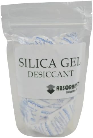 20 gram X 5 PK Silica Gel Desiccant Moisture Absorber -FDA Compliant Food Safe