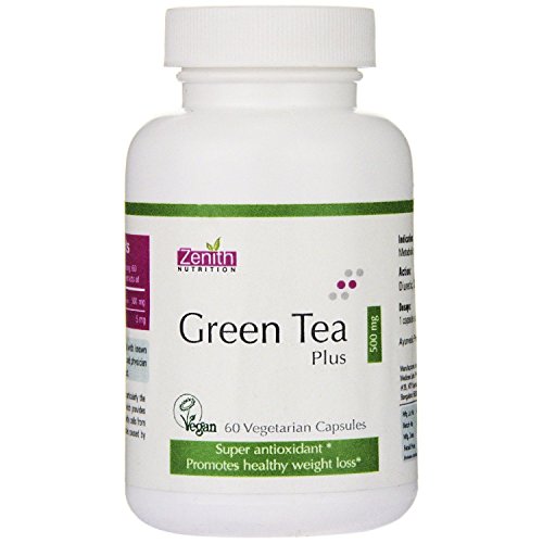 Zenith Nutrition Green Tea Plus 500 mg - 60 Caps RS.663 (22.00% Off) - Amazon