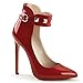 Produktbild Pleaser SEXY-31 Stiletto Heel Pumps mit Nieten, Lack-Rot, 35-44
