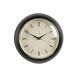 retro clock widget pro apk Die Ketchup Wanduhr ist ein Retro Design. Es verfügt über eine Acryl-Hülle in mattem Schwarz mit silberfarbenen Rändern