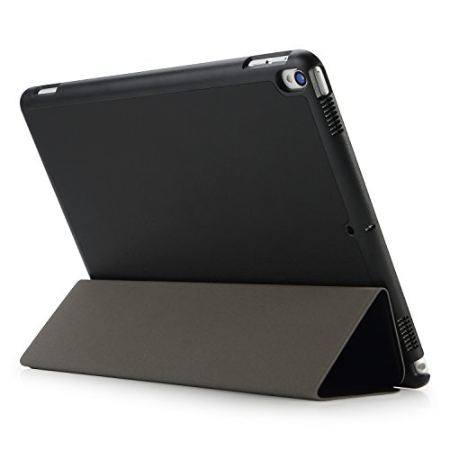 iHarbort® iPad Pro 10.5 2017 Hülle – Premium PU Leder Tasche Hülle Etui Schutzhülle Ständer Smart Cover für iPad Pro 10.5 2017, mit Schlaf / Wach-up-Funktion, Schwarz - 4