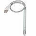 Produktbild Lampada USB 40cm Flessibile 10LED Dimmerabile per Notebook, Silver