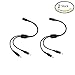 Produktbild 2pcs/pack DC 1 Buchse zu 2 Stecker 5,5mmx2,1mm DC Splitter Kabel Powercable DC Verteiler Kabel Stromkabel CCTV Splitter LED Splitter Kabel Y Splitter für CCTV Kamera LED Streifen (30cm, 2 Stück)