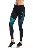 COLORES BRILLANTES. De color verde brillante y elegante púrpura, hermoso patrón en la rodilla, te hace chramful y atractivo cuando haces deporte o en el gimnasio
