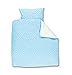 Baby Boum 'Youmi Scuba' Range 100% Cotton Crib Duvet Set (Scuba Turquoise, 80 x 80cm)