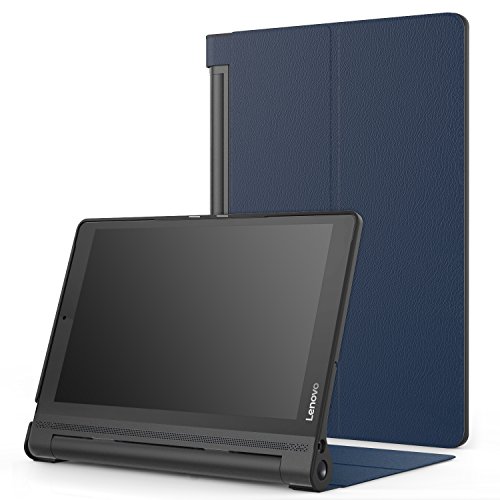 MoKo Lenovo YOGA Tab3 Plus 10.1 Hülle – Ultra Leightweight Slim Schutzhülle Smart Cover für Lenovo YOGA Tab 3 Plus (YT-X703F) 10.1 Zoll 2016, Marineblau - 9