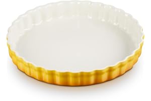 Le Creuset Heritage Naczynie z Flanu, Kamionka, 28 cm, 1,82 kg, Nectar, 71120286720001