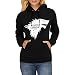 Fanideaz Womens Fullsleeve Cotton Winter is Coming Wolf Game Of Thrones Premium Hoodies Sweatshirt Pullover RS.995.00