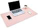 Produktbild Multifunktionales Office Mauspad, YSAGi Wasserdichte Schreibtischunterlage aus PU-Leder, Ultradünnes Mousepad zweiseitig nutzbar, ideal für Büro und Zuhause (Rosa 90 * 43 cm)