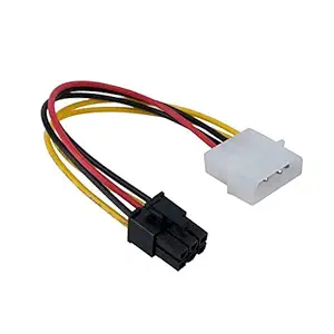 PCI-E Graphic Card Power Connector Cable Adapter 4-Pin Molex to 6-Pin