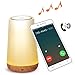 Price comparison product image Night Light Bluetooth Speaker, Bedroom Speaker Bedside Lamp, Variable and Dimmable Color LED Lamp, Touch Control Table Lamp, Wireless Bluetooth Speaker LED Lamp with Built-in Mic, White