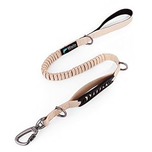 Accesorios y Complementos para Mascotas y Animales 14 Wwin Correa fuerte para perros, Correa para caminar duradera para entrenamiento de perros – Manija doble acolchada con manecillas de tránsito para un mayor control