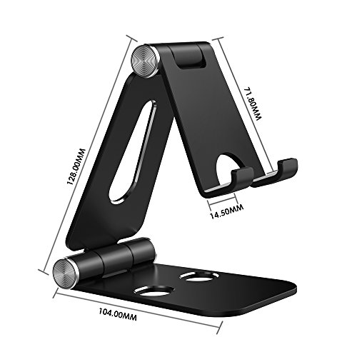 Supporto Nintendo Switch,Simpeak Supporto Tablet,Supporto Universale Stand da Tavolo Multi-Angolo Holder per Nintendo Switch, Tutti gli iPhone, iPad, Smartphone, Tablet,Nero