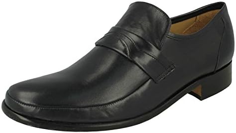 Mens Thomas Blunt Slip On Smart Shoes Swindon 2 - Navy Leather - UK Size 12 - EU Size 46 - US Size 13