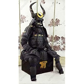 JYJTLHS Ornement De Statue De Samouraï Japonais en Armure Noire