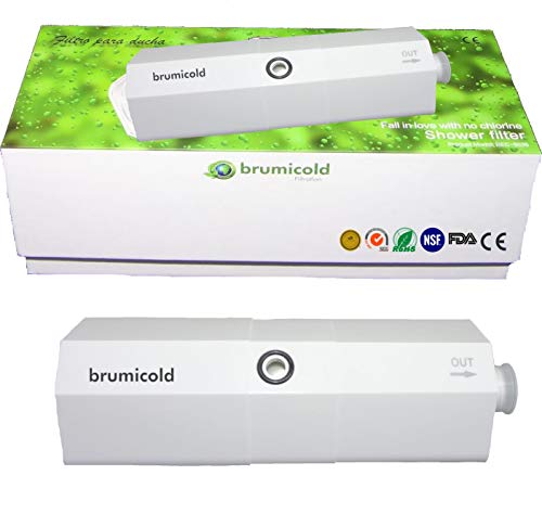 BRUMICOLD RECAMBIO FILTRO DUCHA 5026, ELILMINA CLORO, METALES PESADOS, BACTERIAS, HONGOS, MICROPLASTICOS, ultrafriltracion