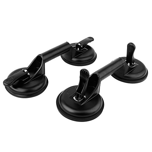 Forever Speed 2x Saugheber Aluminium Suction Lifters Glass Suction Vacuum Lifter 120 mm max.90kg mit 2 Saugnäpfen - 5