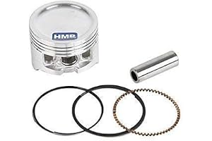 HMParts Monkey/Dirt/Pit Bike/ATV Kolv Set Loncin 125 CCM 52 mm, Kolvbultar 13 mm