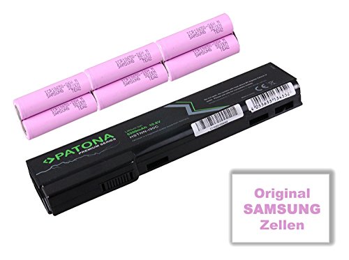 PATONA Premium Laptop Akku für HP Elitebook 8460p | 8460w | 8470p | 8560p | HP ProBook 6360b | 6460b | 6465b | 6560b | 6565b – [ Li-ion; 5200mAh; schwarz] - 6