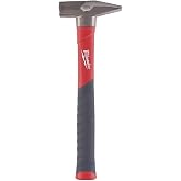 Milwaukee Fiberglas &Ccedil;ilingir &Ccedil;eki&ccedil;, Yumuşak Saplı Kaplamalı Sap, Y&uuml;ksek Kullanıcı Konforu, DIN 1041, 200-1000g, Boyut: 500 g
