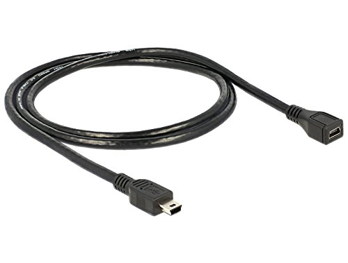 DELOCK Kabel USB 2.0 mini B Verlaeng. St/Bu 1m - 2
